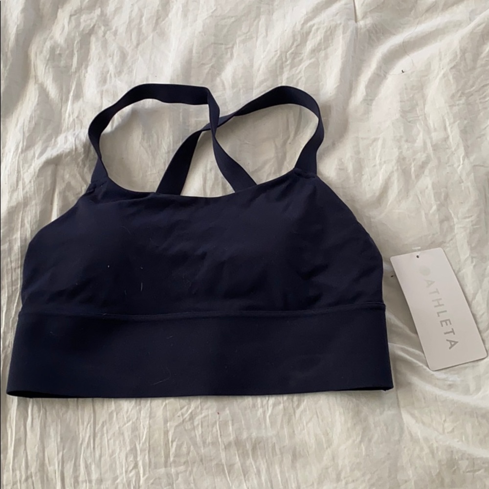 Athleta Warrior Longline Sports Bra A-C